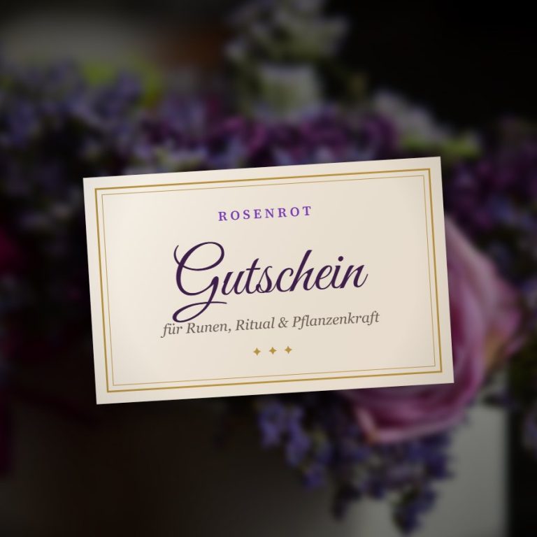 RosenRot Räucherwerk „Gutschein“